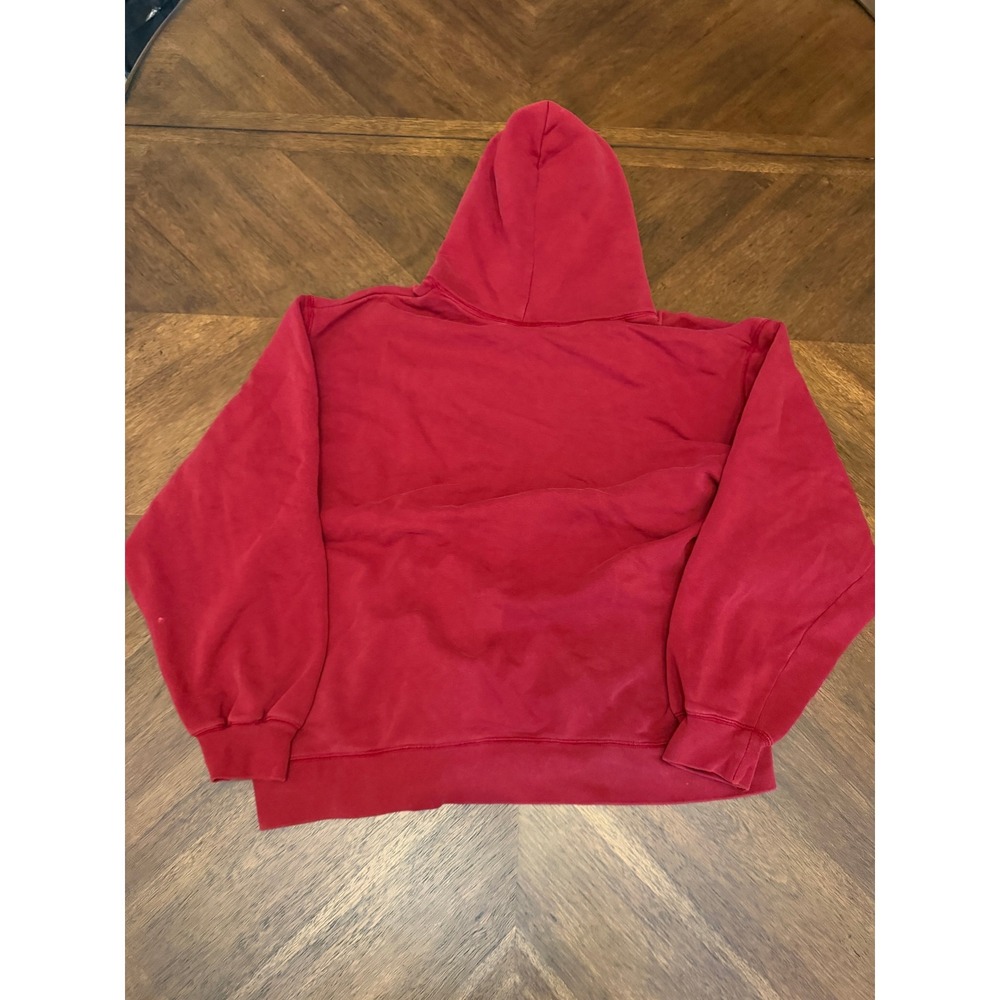 Walt Disney World Mickey Mouse 1928 Red Hoodie Pullover Sweatshirt Mens Large - Picture 2 of 8